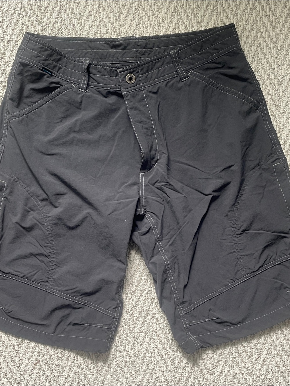 Kuhl Men's Dark Grey Performance Hiking Shorts